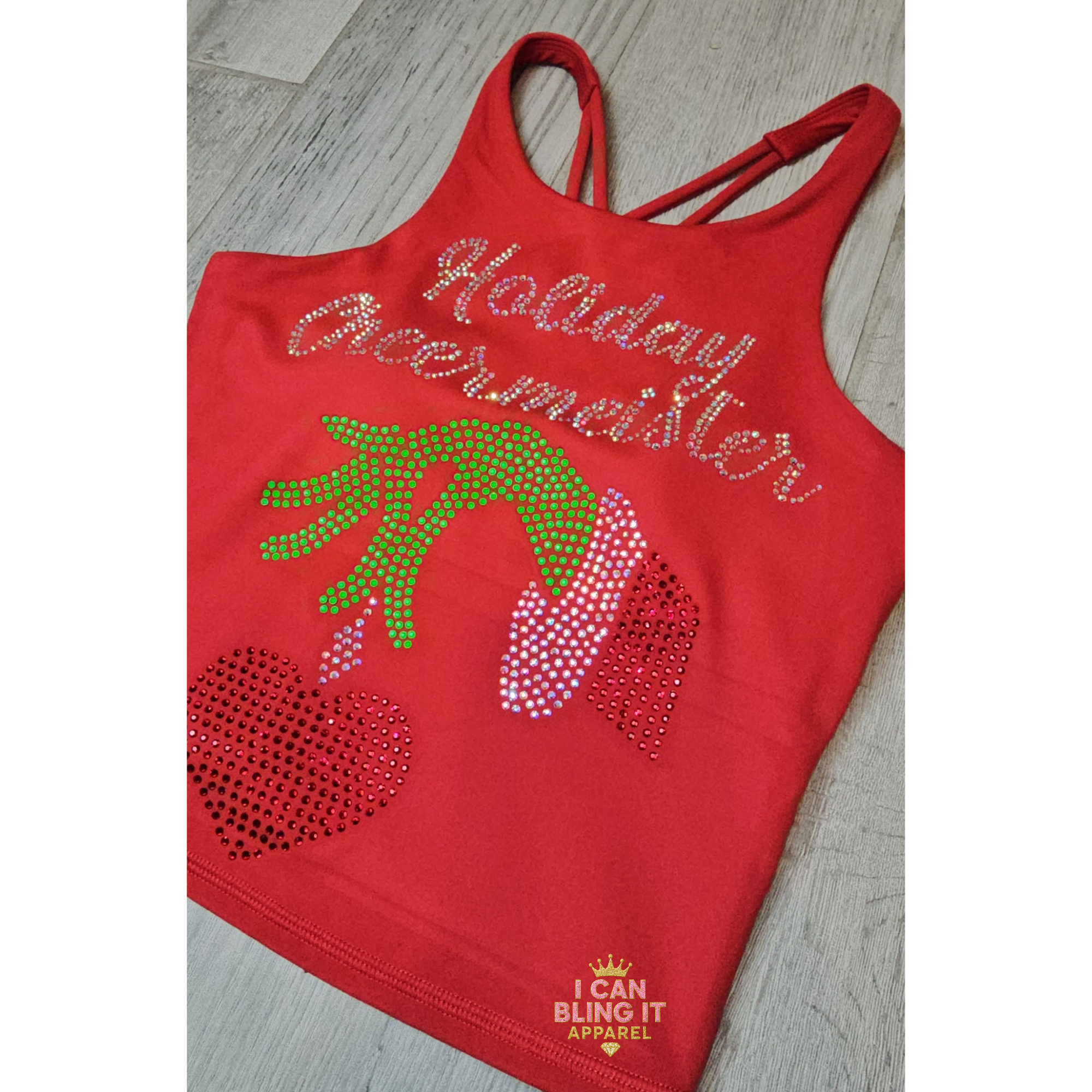 Grinch Bling Sports Tank
